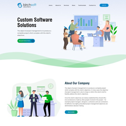 Webpage design
