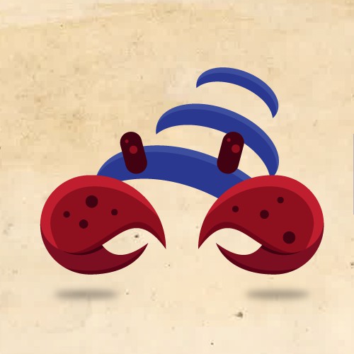 Create a modern and elegant Hermit Crab logo.