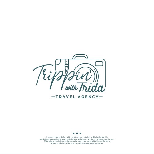 Trippin' with Trida, Travel agency logo