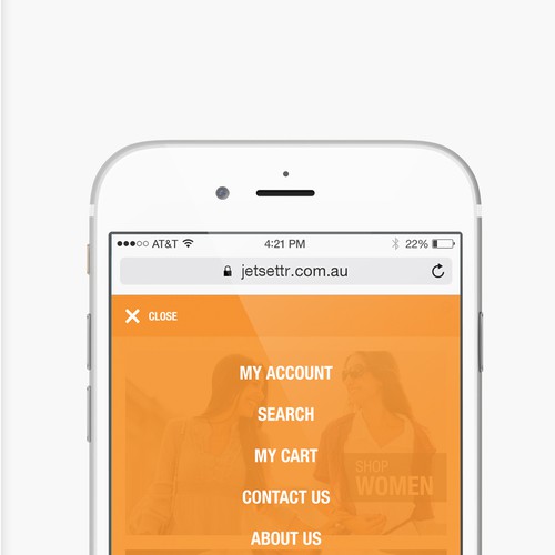 Create a kick-ass mobile website for travel company Jetsettr.com.au!