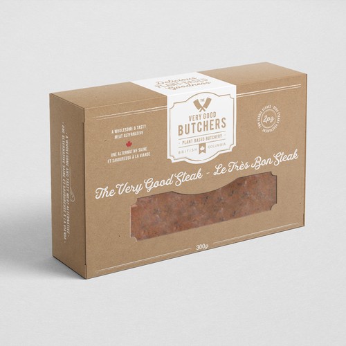 Packaging concept for Plant-Based Butchery