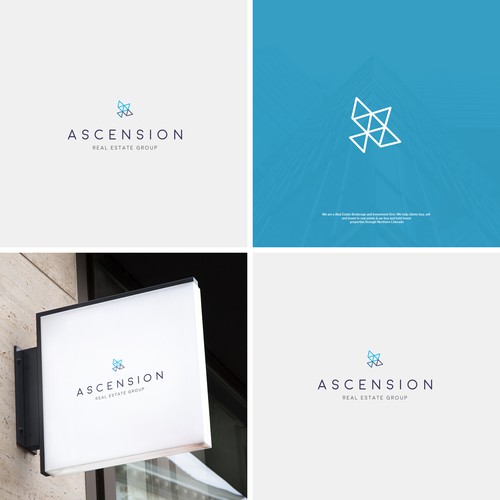 Modern abstract logo for ASCENSION