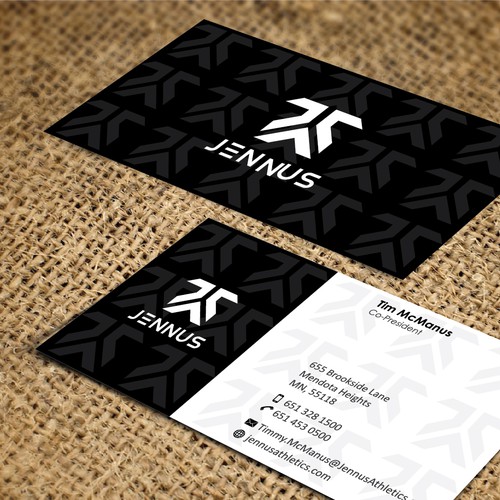 New business card wanted for Jennus / Jennus Athletics / Jennus Athletics Company