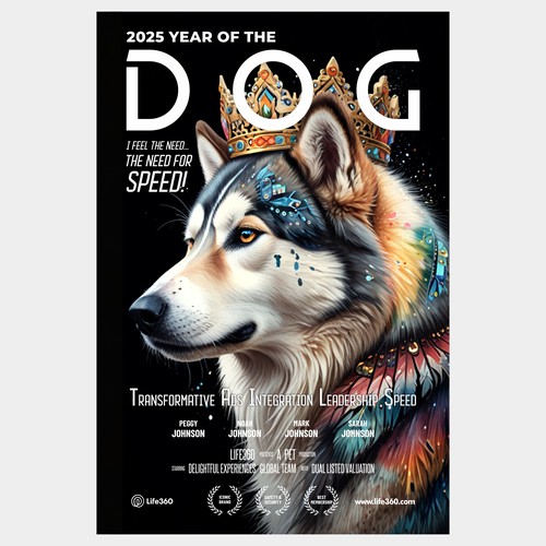 Poster 2025 YEARS of the DOG
