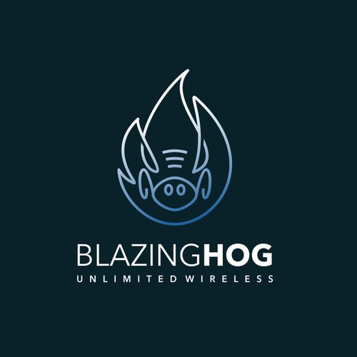 Logo for Blazing Hog