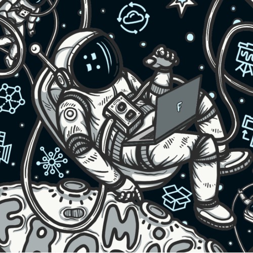 Sticker design for the bright eyed Big Data tech company