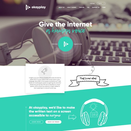 okplay - Give the internet a human voice
