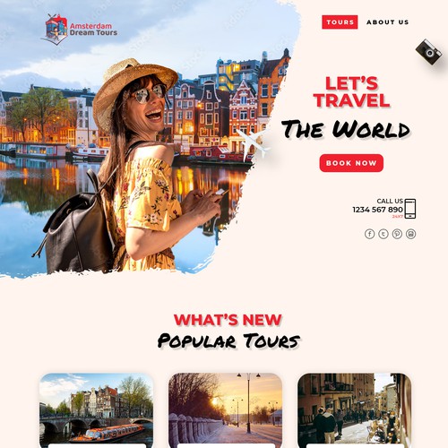 Amsterdam Travel website 