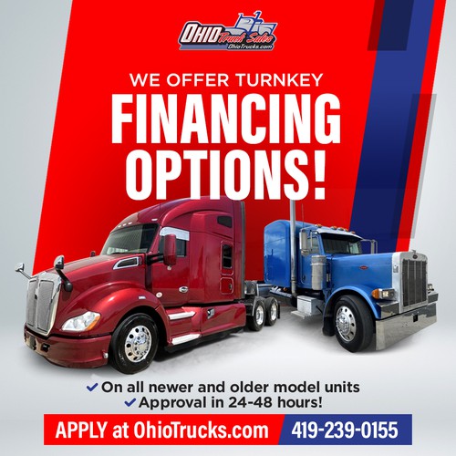 Used Semi Truck Dealership Facebook Ad - Financing