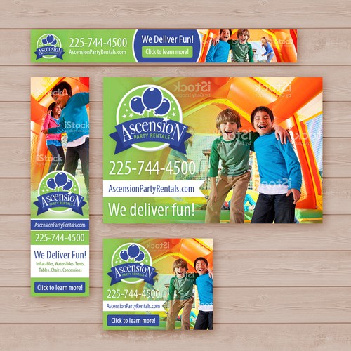 Fun Ad Reaching Parents Planning A Birthday Party Banner Ad