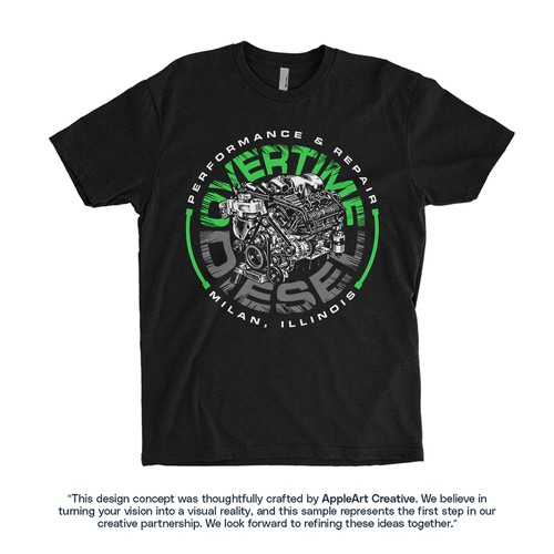 Truck Repair Shop T Shirt design