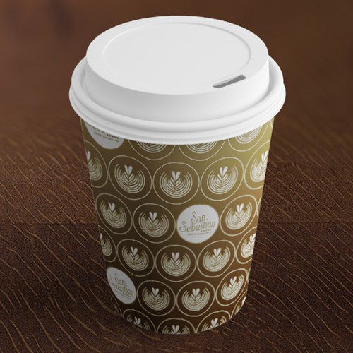 Design a paper cup for a coffee roaster