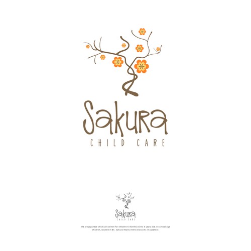 Logo design concept for Japanese child care centre