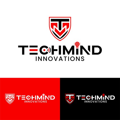 TechMind Innovations Logo Design.