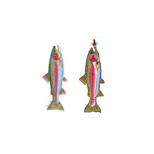 Trout fish illustration