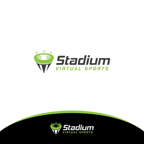 Stadium Virtual Sports Formal Logo Design