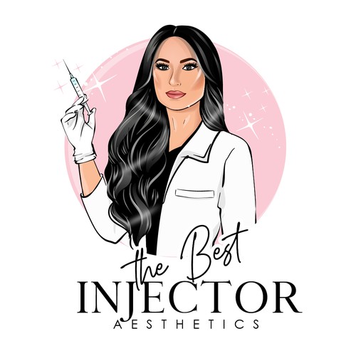 Portrait logo for a medspa boutique 