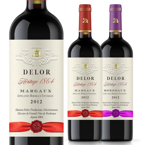 Maison Delor wine label.