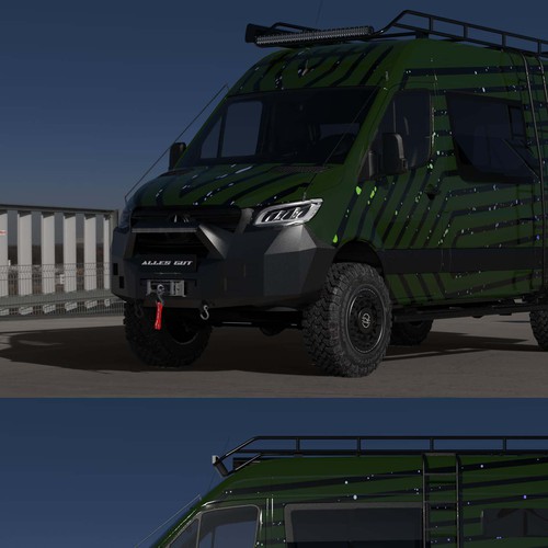 Van wrap - modern nomad