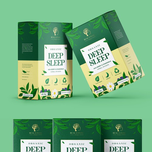 Deep Sleep Tea Packaging - REBRAND