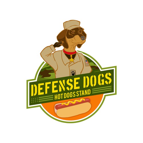 Hot Dog Stand with military theme