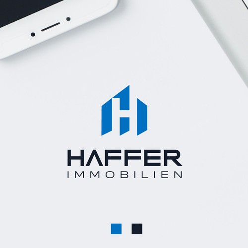 Clean and smart concept for Haffer Immobilien