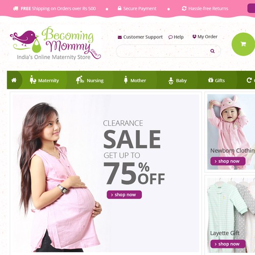 Online Store for Children’s Clothing