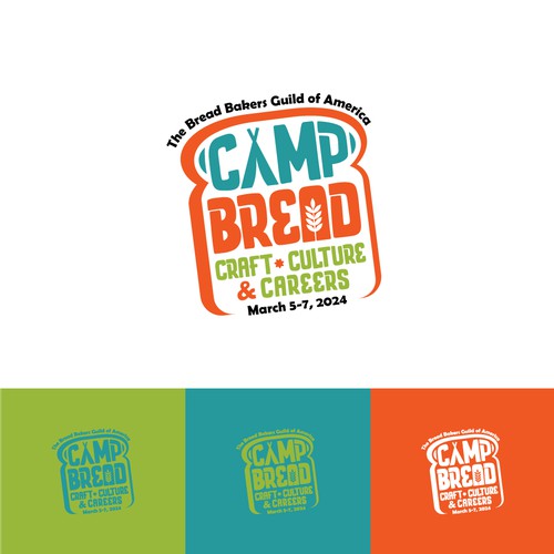 Camp Bread Concept Logo