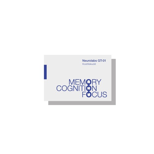 The packaging concept for the nootropic supplement