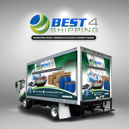 Best 4 Shipping Truck Wrap