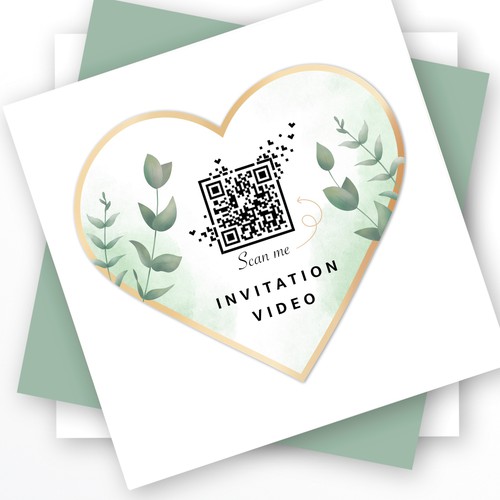 QR-Code Design for a wedding