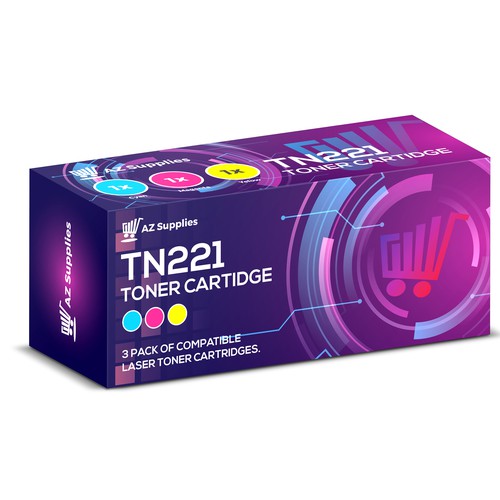 Toner cartridge box design