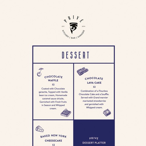 Minimal Menu Design for Bar, Restaurant, and Karaoke Lounge