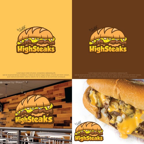 Logo for a Philly Cheese Steaks Restaurant