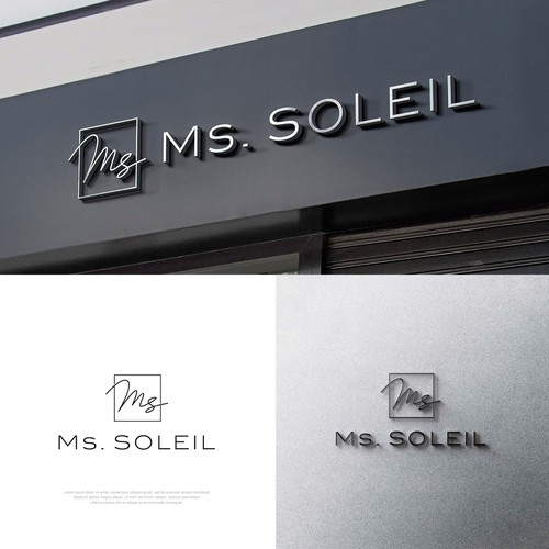 Logo concept for Ms. Soleil
