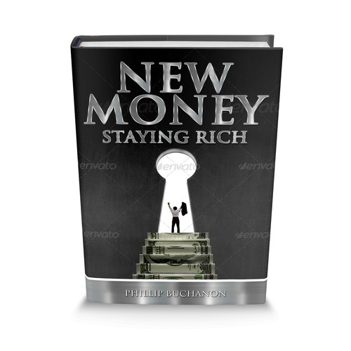 Create a captivating book cover that represents "New Money"