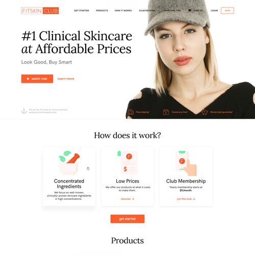 Design for clinical skincare products