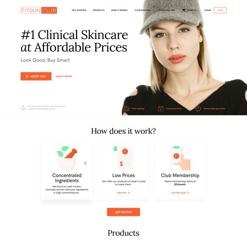 Design for clinical skincare products