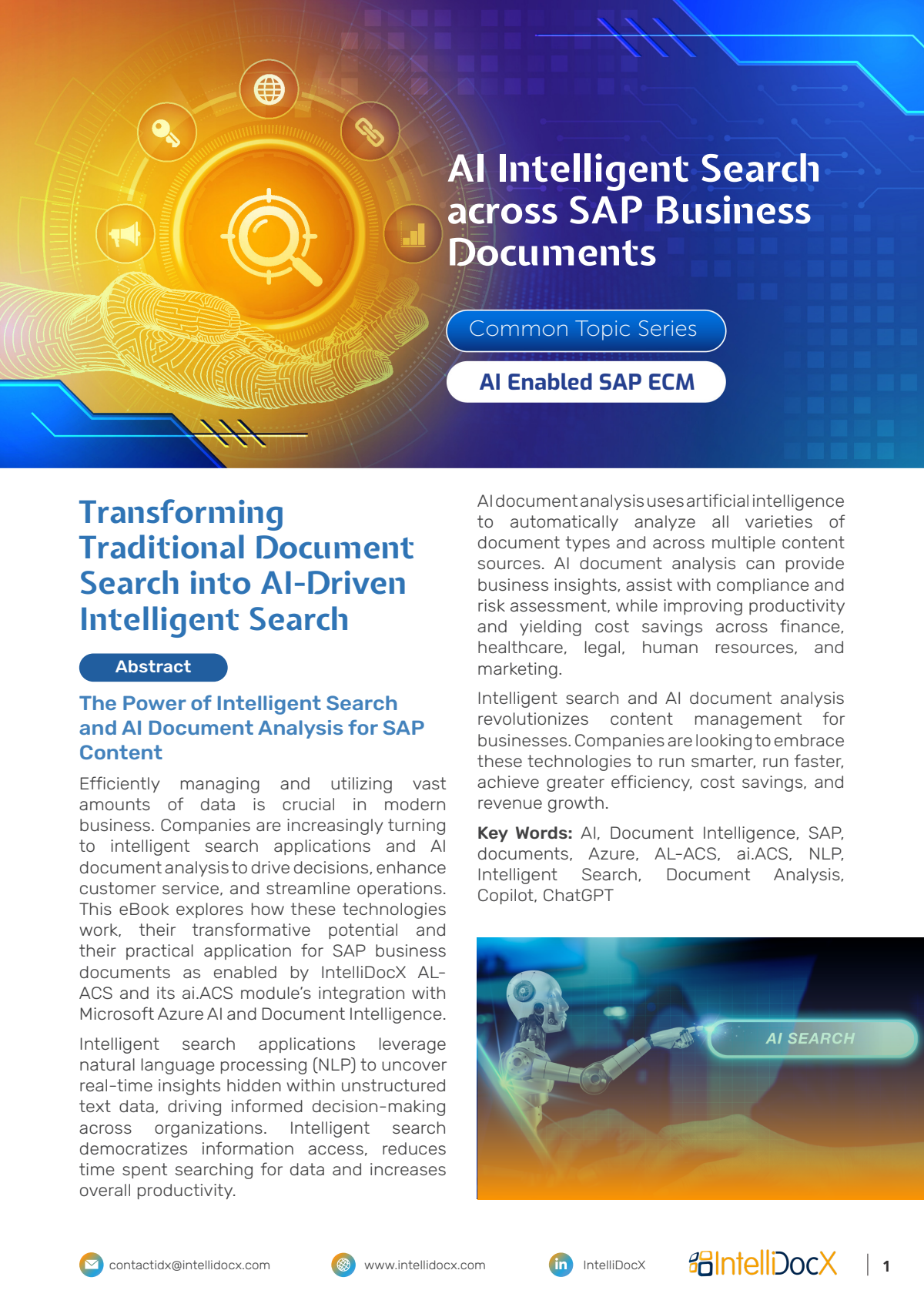 AI Enabled SAP ECM - AI Search