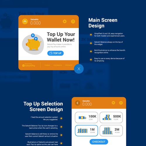 SatoshiPay Widget Design