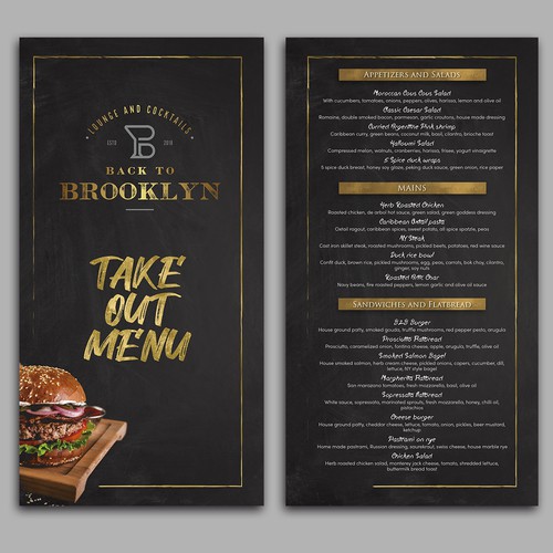 Take away Menu 