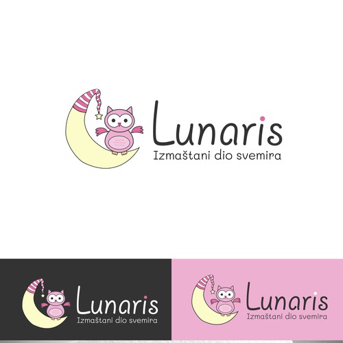Logo Design for Lunaris children's clothing