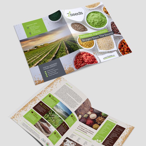 Brochure concept  - 7seeds