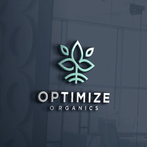 Modern Logo for Optimize Organics, a Cannabis Consulting company