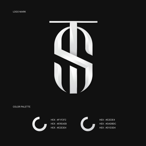 Luxury logo TS