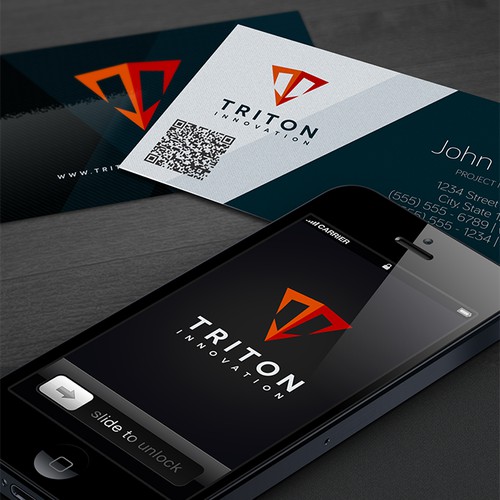 Help Triton Innovation Inc. design our first logo and business card!