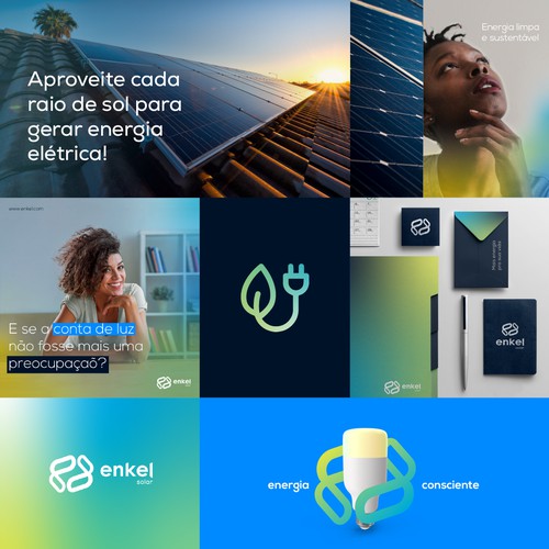 Enkel Solar - Visual Identity