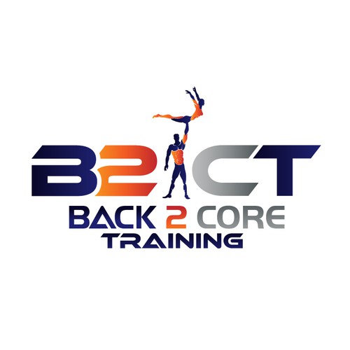 Create a Cool & Modern fitness logo for Back 2 Core Training!
