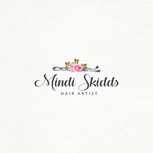 Feminine logo for hair stylist