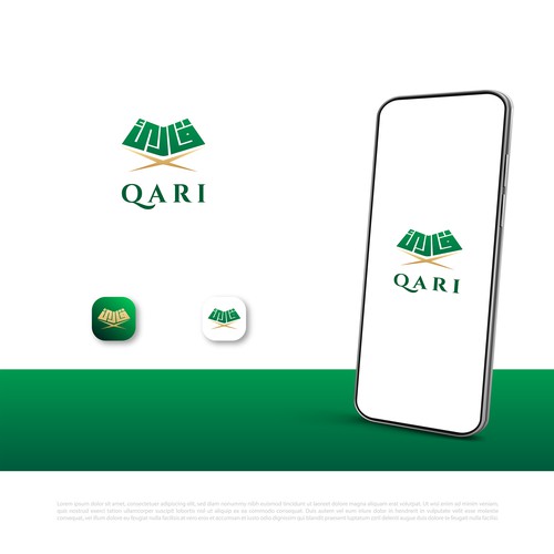 Islamic Arabic Logo for Application QARI 